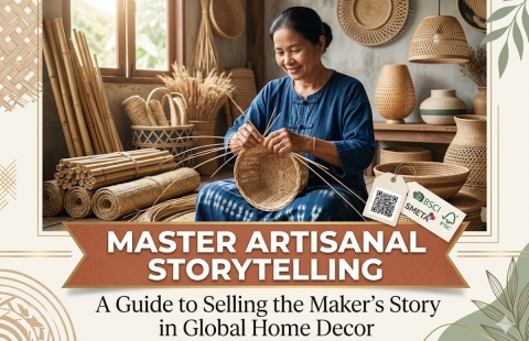 How to Master Artisanal Storytelling: A Guide to Selling the Maker's Story in Global Home Decor